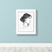 バージニアウルフ2004マークエドワード西野 キャンバスプリント (インサイチュ (ウッドフロア))