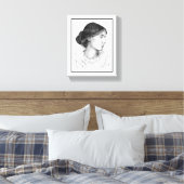 バージニアウルフ2004マークエドワード西野 キャンバスプリント (インサイチュ (寝室))