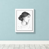 バージニアウルフ2004マークエドワード西野 キャンバスプリント (インサイチュ (ウッドフロア))