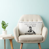 バージニアウールフ引用文腰枕 ランバークッション (椅子)