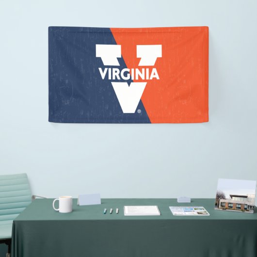 バージニアカバリエースカラーブロッ動揺してク 横断幕 (トレードショー)