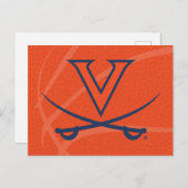 バージニアカバリエースバスケットボール インビテーションポストカード (正面/裏面)