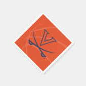 バージニアカバリエースバスケットボール スタンダードカクテルナプキン (角)