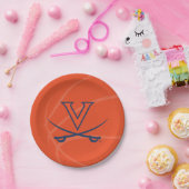 バージニアカバリエースバスケットボール ペーパープレート (パーティー)