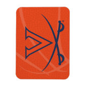 バージニアカバリエースバスケットボール マグネット (縦)