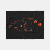 バージニアカバリエールライセンスプリントUni-adult_uni-k フリースブランケット (正面(横))