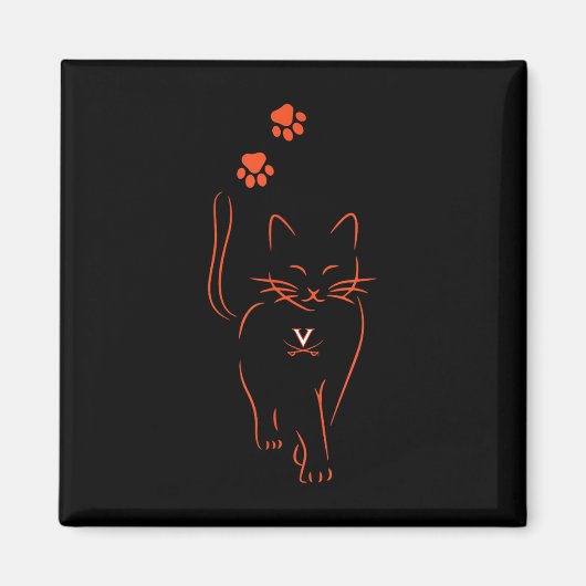 バージニアカバリエールライセンスプリントUni-adult_uni-k マグネット (正面)