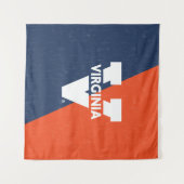 バージニアカヴァリエカラーブロッ動揺してク タペストリー (正面(横))