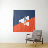 バージニアカヴァリエカラーブロッ動揺してク タペストリー (インサイチュ(横))