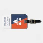 バージニアカヴァリエカラーブロッ動揺してク ラゲッジタグ (正面横)