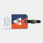 バージニアカヴァリエカラーブロッ動揺してク ラゲッジタグ (裏面横)