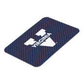 バージニアカヴァリエ水玉模様 マグネット (左側)