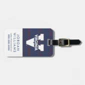 バージニアカヴァリエ水玉模様 ラゲッジタグ (正面横)