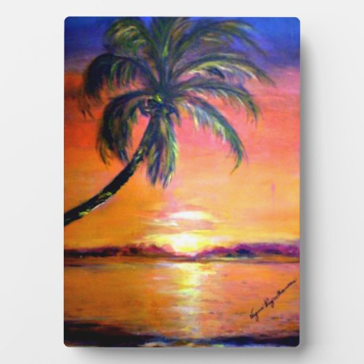 バージニアグリーンストー絵画ンの フォトプラーク (正面)