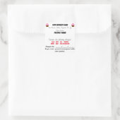 バージニアコテージローフードラベルホームベーカー スクエアシール (バッグ)