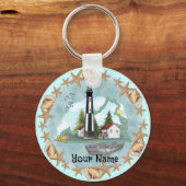 バージニアシェルズライトハウスキーチェーン キーホルダー (正面)