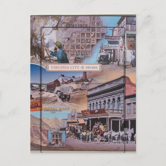 バージニアシティネバダポストカード ポストカード (正面)