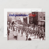 バージニアシティ7月4日はがき ポストカード (正面/裏面)