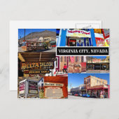 バージニアシティ,ネバダ葉書 ポストカード (正面/裏面)