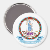 バージニアシール マグネット (正面/裏面)