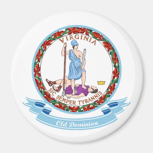バージニアシール マグネット (正面)