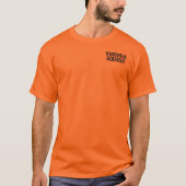 バージニアスカッシュオレンジティー(小さなフロントロゴ付き) Tシャツ (正面)