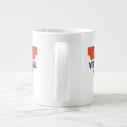 バージニアスプリットV ジャンボコーヒーマグカップ (裏面)
