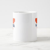 バージニアスプリットV ジャンボコーヒーマグカップ (正面)