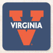 バージニアスプリットV スクエアペーパーコースター (正面)