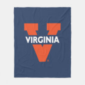 バージニアスプリットV フリースブランケット (正面)