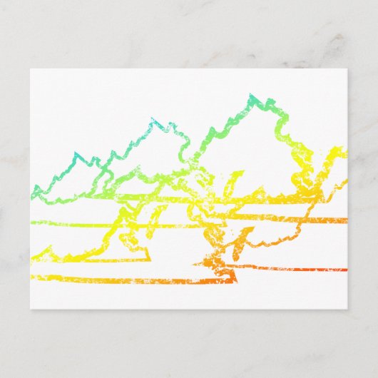 バージニアチぼやけル ポストカード (正面)