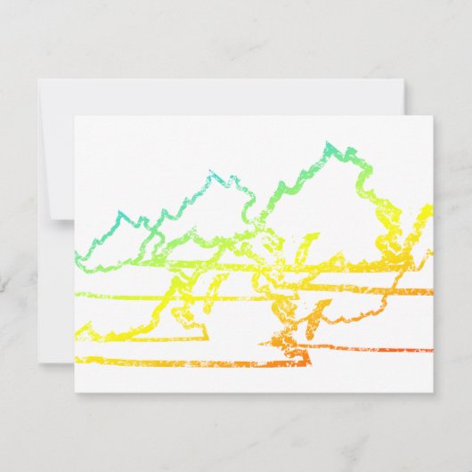 バージニアチぼやけル 招待状 (正面)