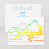 バージニアチぼやけル 招待状 (正面/裏面)