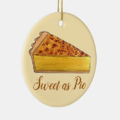 バージニアチェスパイ米国南部の料理デザート セラミックオーナメント (右)