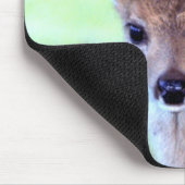 バージニアディアファウンベビーアニマルワイルドライフアート マウスパッド (コーナー)