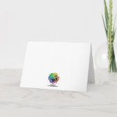 バージニアビーチサンライズノートカード サンキューカード (裏面)