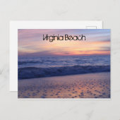 バージニアビーチサンライズ ポストカード (正面/裏面)
