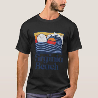 バージニアビーチサーファービーチウェーブ Tシャツ