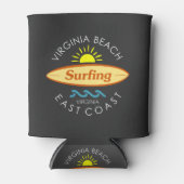 バージニアビーチサーフィン 缶クーラー (正面)