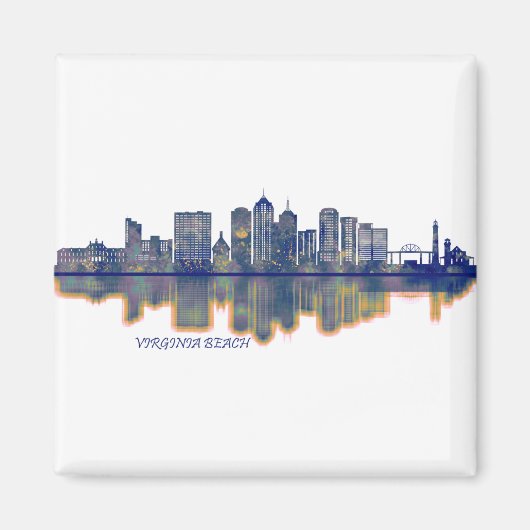 バージニアビーチスカイライン マグネット (正面)