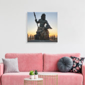 バージニアビーチズキングネプチューンサトゥエ キャンバスプリント (インサイチュ (リビング))