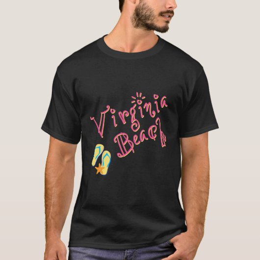 バージニアビーチバージニアお土産とギフト Tシャツ (正面)