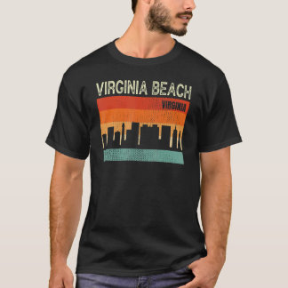 バージニアビーチバージニアタウンスカイライン Tシャツ