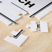 バージニアビーチバージニアUSAトラベルシティマップ ジグソーパズル (側面)