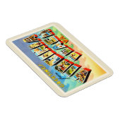 バージニアビーチバージニアVAヴィンテージ旅行はがき マグネット (右側)