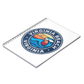 バージニアビーチバージニアVAヴィンテージ波航海の ノートブック (左側)