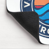 バージニアビーチバージニアVAヴィンテージ波航海の マウスパッド (コーナー)