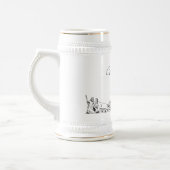 バージニアビーチパーソナライズされたギフトビアスタイン ビールジョッキ (左)