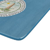 バージニアビーチ州旗（バージニア州，米国） カッティングボード (角)