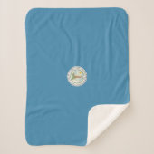 バージニアビーチ州旗(バージニア州,米国) シェルパブランケット (正面)